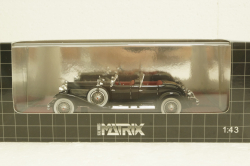Duesenberg SJ 2608 J-582 Torpedo Phaeton Walker La Grande, black, 1930, MX40406-051, Matrix 1:43 