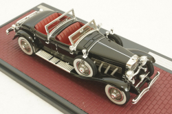 Duesenberg SJ 2608 J-582 Torpedo Phaeton Walker La Grande, black, 1930, MX40406-051, Matrix 1:43 
