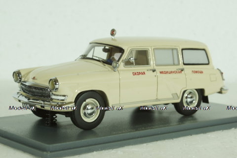 Газ-22Б Волга, Скорая помощь 1966, из к/ф Кавказская пленница, 43813, NEO 1:43