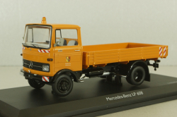 Mercedes LP 608 truck, orange, 03526, Schuco 1:43