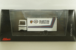Mercedes LP 608 truck Martini-Porsche racing, white, 03520, Schuco 1:43