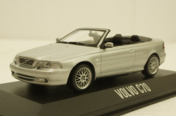 Volvo C70 cabriolet, 1990, silver, Minichamps 1:43