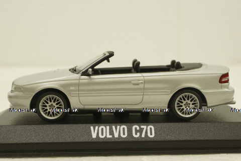 Volvo C70 cabriolet, 1990, silver, Minichamps 1:43