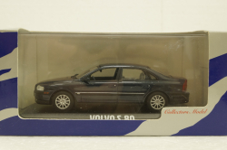 Volvo S80, blue metallic, 433171904, Minichamps 1:43