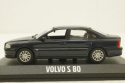 Volvo S80, blue metallic, 433171904, Minichamps 1:43