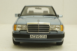 Mercedes 230 E 1990,W124 light blue, 183945, Norev 1:18