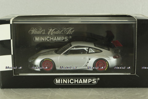 Porsche 911 GT3 RS (996) 2004, silver, Minichamps 1:43