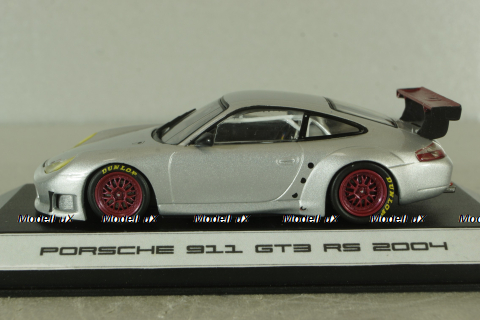 Porsche 911 GT3 RS (996) 2004, silver, Minichamps 1:43