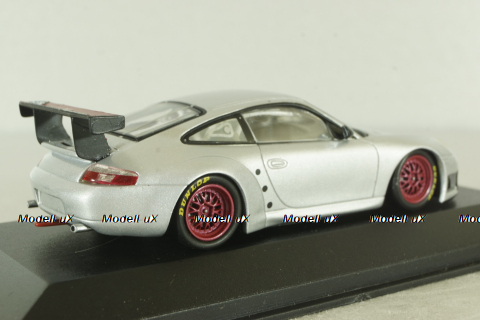 Porsche 911 GT3 RS (996) 2004, silver, Minichamps 1:43