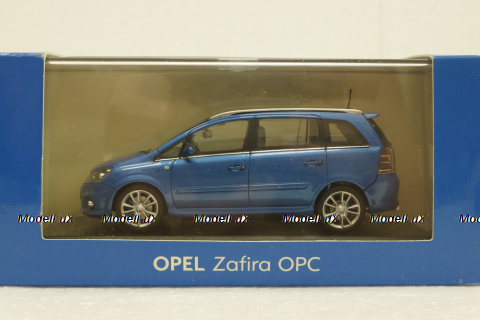 Opel Zafira OPC, blue, Minichamps 1:43