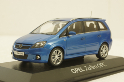 Opel Zafira OPC, blue, Minichamps 1:43