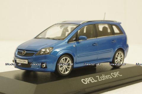 Opel Zafira OPC, blue, Minichamps 1:43