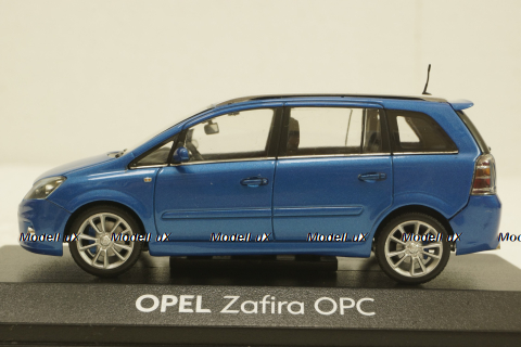 Opel Zafira OPC, blue, Minichamps 1:43
