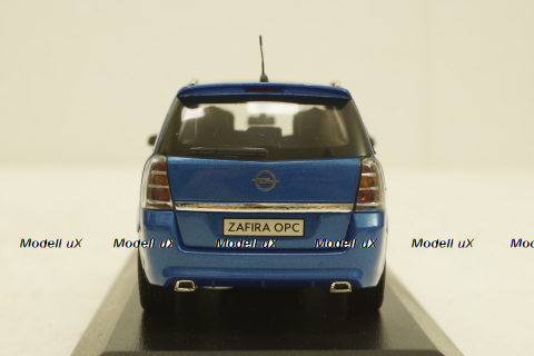 Opel Zafira OPC, blue, Minichamps 1:43