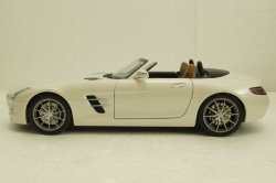 Mercedes SLS AMG Roadster R197 2009, white, 183491, Norev 1:18