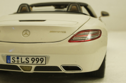 Mercedes SLS AMG Roadster R197 2009, white, 183491, Norev 1:18