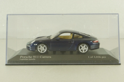 Porsche 911 (997) Carrera 2004, blue, 400063020, Minichamps 1:43