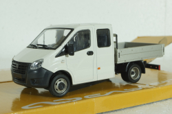 Газель Next А22R23 бортовой бел/сер, Н560, Наш автопром 1:43