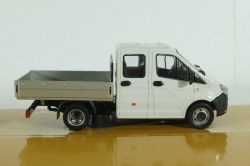 Газель Next А22R23 бортовой бел/сер, Н560, Наш автопром 1:43