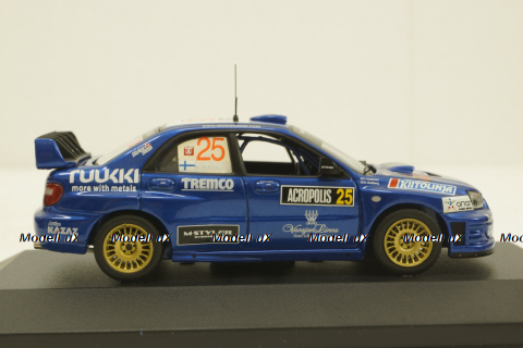 Subaru Impreza #25 Rally Acropolis 2005, K.Sohlberg/T/Hantunen, RAM199, IXO 1:43