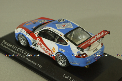 Porsche 911 GT3 RSR winner 24h Spa-Francorchamps 2005 Lieb/Rockenfeller/Luhr, 400056466, Minichamps 1:43