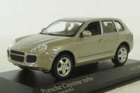 Porsche Cayenne Turbo 2002, beige metallic, 400061081, Minichamps 1:43
