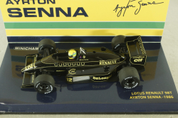 Lotus Renault 98T Ayrton Senna 1986, John Player Special, 540864312, Minichamps 1:43