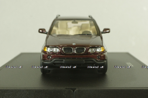 BMW X5 3.0 d (E53) 1999, dark red, 80429411690, Minichamps 1:43