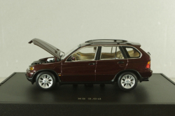 BMW X5 3.0 d (E53) 1999, dark red, 80429411690, Minichamps 1:43