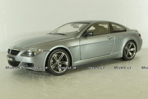 BMW M6 (E63) 2003, grey 08703S, Kyosho 1:18