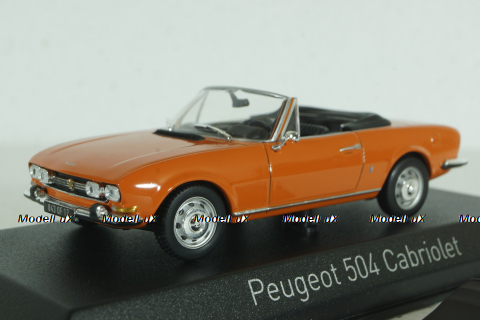 Peugeot 504 Cabriolet 1970, orange, 475432, Norev 1:43