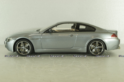 BMW M6 (E63) 2003, grey 08703S, Kyosho 1:18