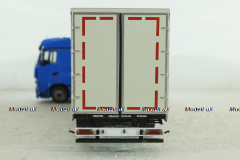 Камаз-54901 с п/п Нефаз-93341, син/серый, 102996, АвтоИстория 1:43