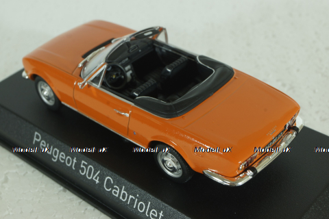Peugeot 504 Cabriolet 1970, orange, 475432, Norev 1:43