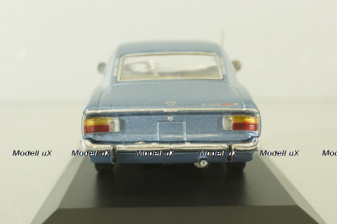 Opel Record (C) coupe 1966, blue metallic, 430046120, Minichamps 1:43