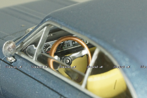 Opel Record (C) coupe 1966, blue metallic, 430046120, Minichamps 1:43