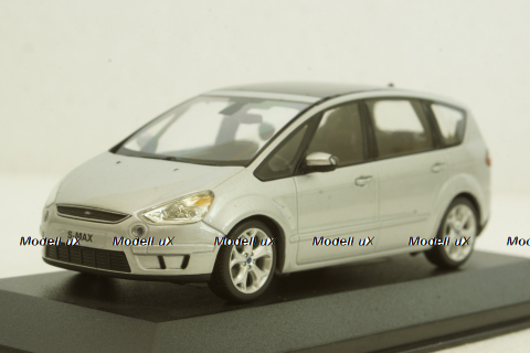 Ford S-Max 2007, Silver, 433085402, Minichamps 1:43