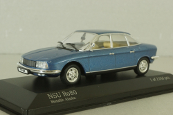 NSU RO 80, blue metallic, 1972, 430015400, Minichamps 1:43