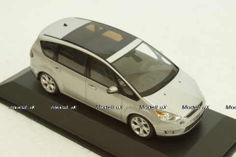 Ford S-Max 2007, Silver, 433085402, Minichamps 1:43