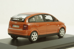 Audi A2 1999, orange 2.00.222.00748.002, Minichamps 1:43