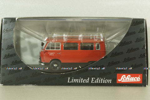 Ford Taunus Transit FK 1000 bus Feuerwehr Wels, 03195, Schuco 1:43