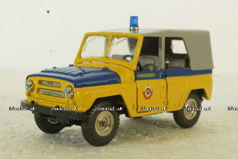 Уаз-469 А34, милиция, Тантал/Радон 1:43