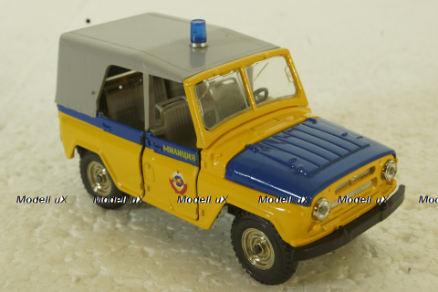 Уаз-469 А34, милиция, Тантал/Радон 1:43