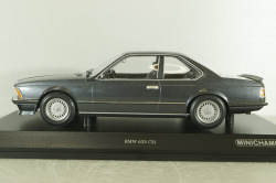 BMW 635 CSI (E24) 1982 grey metallic, 155028106, Minichamps  1:18