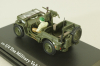 Jeep 1/4 ton military vehicle sabbia, Cararama 1:72