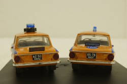 Набор из двух машин Заз-968А Запорожец, ГАИ, Коверсия 1:43