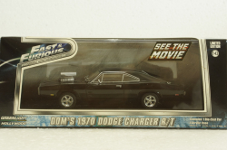 Dodge Charger R/T 1970 Fast & Furious 6 (2013) из к/ф "Форсаж ", Greenlight  1:43