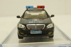 Mercedes S500 W221 black, милиция Украины, Конверсия 1:43