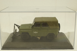 Уаз-469Б зеленый снегоуборочная, Конверсия 1:43