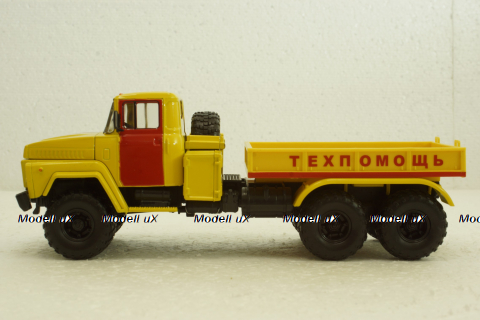 Краз-260В, Техпоміч баластний тягач, жовтий, Н954, Наш Автопром 1:43